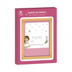 CUADRO DE FIRMAS INVITADOS PRIMERA COMUNIÓN NIÑA