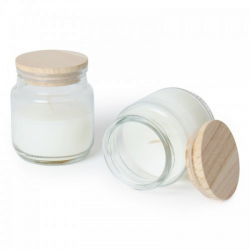 VELA BLANCA EN TARRO...