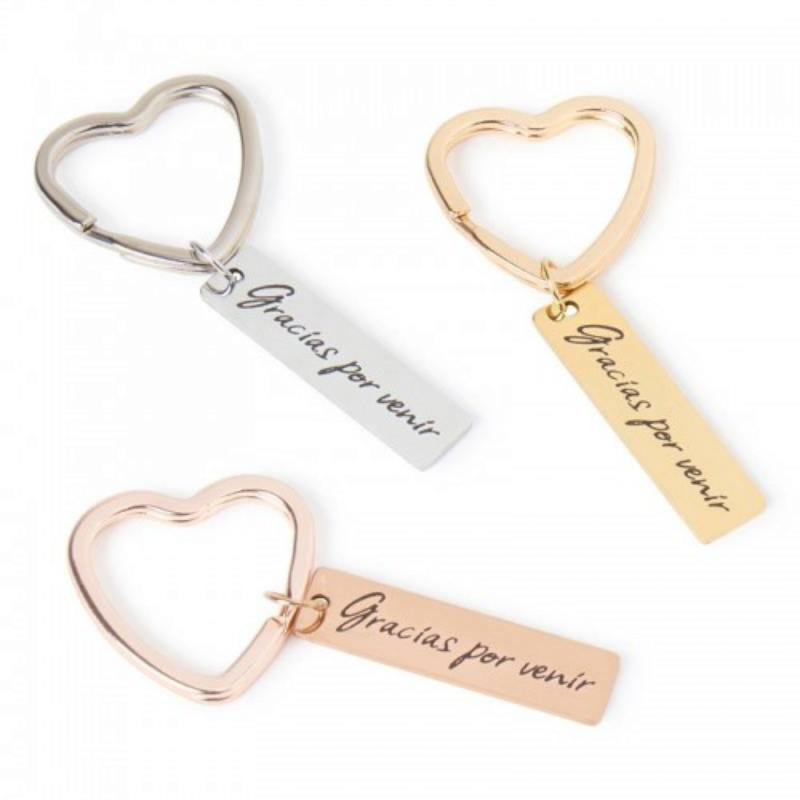 LLAVERO CORAZÓN GRACIAS