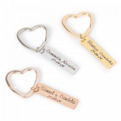 LLAVERO CORAZÓN GRACIAS