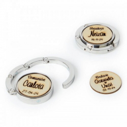 CUELGABOLSOS CON MADERA