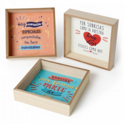 VACIABOLSILLOS MADERA FRASES