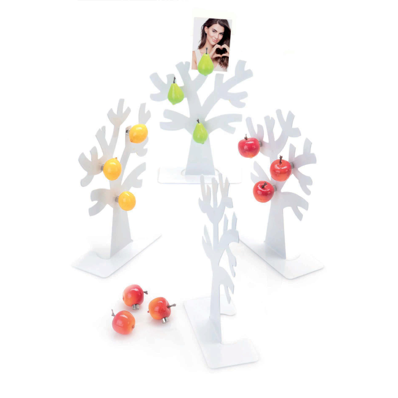 ARBOL PORTAFOTOS CON IMANES FRUTAS