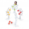 ARBOL PORTAFOTOS CON IMANES FRUTAS