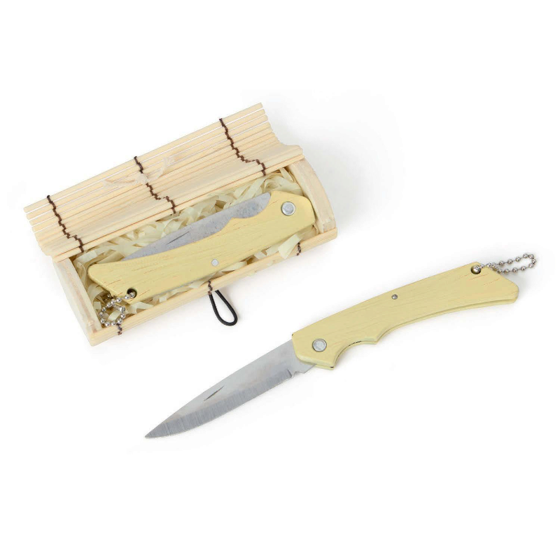 NAVAJA EN CAJA DE BAMBÚ