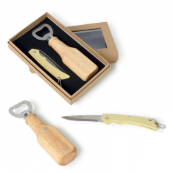 SET ABRIDOR IMÁN MADERA CON...