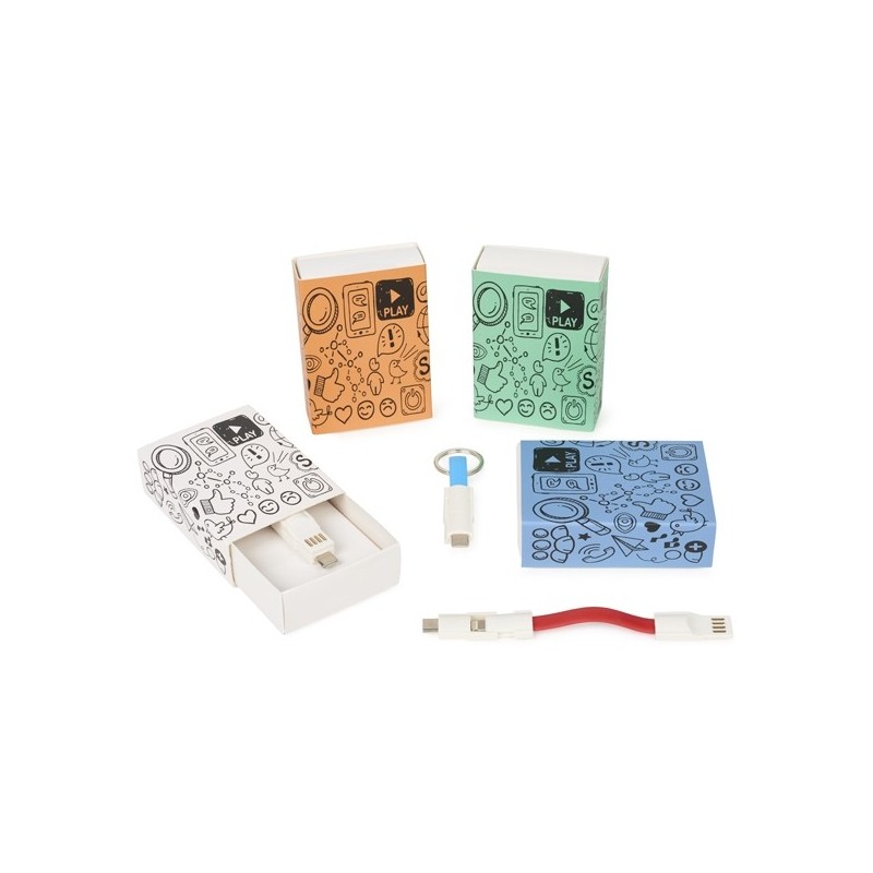 PULSERA LLAVERO DATOS EN CAJA