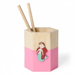 PORTALÁPICES SIRENA MADERA