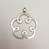 COLGANTE DE PLATA FLOR