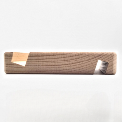 SOPORTE MÓVIL MADERA DOBLE PERSONALIZADO NOMBRES NOVIOS Y FECHA