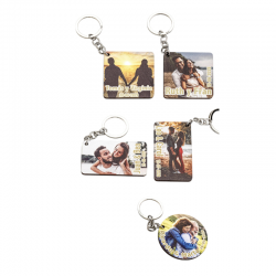 LLAVERO MADERA FOTO PERSONALIZADO NOMBRES NOVIOS Y FECHA
