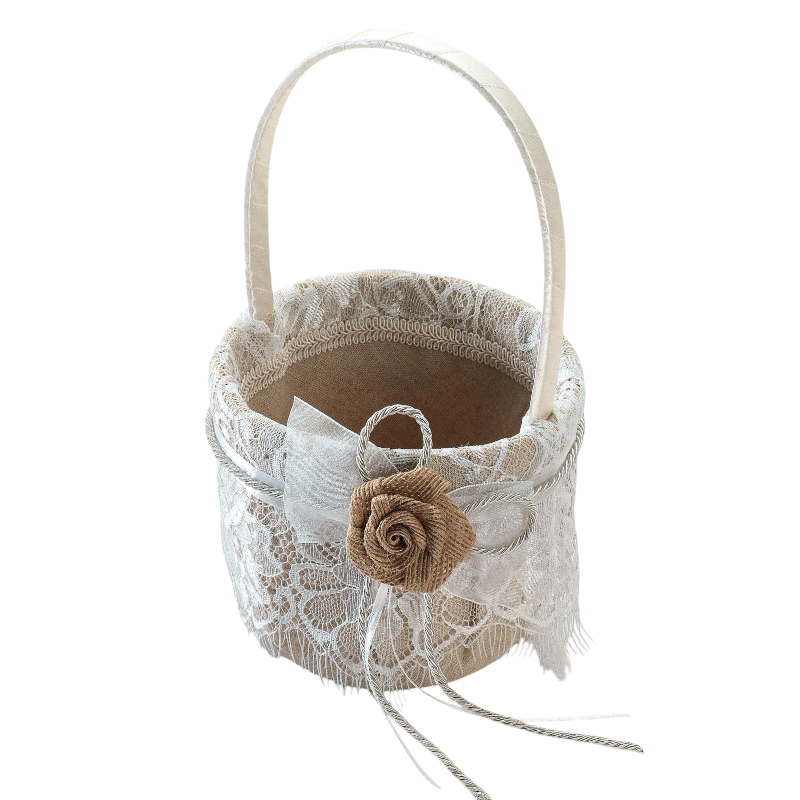 CESTA PUNTILLA FLOR RÚSTICA