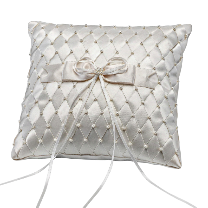 COJÍN ROMBOS Y PERLITAS