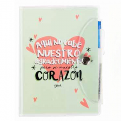LIBRETA PVC FRASE POSITIVA...