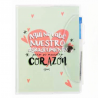 LIBRETA PVC FRASE POSITIVA CON BOLI