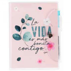 LIBRETA PVC FRASE POSITIVA...