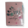 LIBRETA PVC FRASE POSITIVA CON BOLI