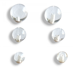 PENDIENTES BOLA CUARZO...