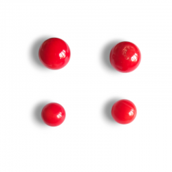 PENDIENTES BOLA CORAL Y PLATA