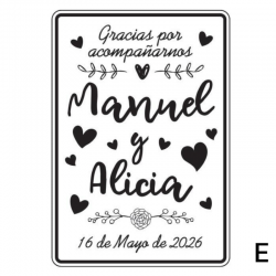 SELLO DE CAUCHO RECTANGULAR PERSONALIZADO