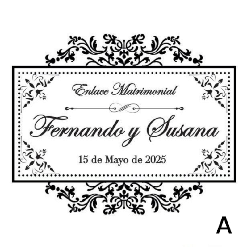 SELLO DE CAUCHO RECTANGULAR PERSONALIZADO