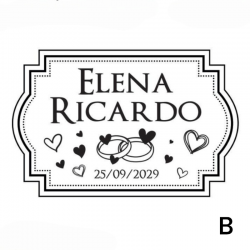 SELLO DE CAUCHO RECTANGULAR PERSONALIZADO