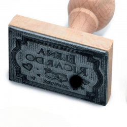 SELLO DE CAUCHO RECTANGULAR PERSONALIZADO