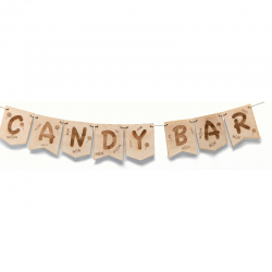 GUIRNALDA MADERA "CANDY BAR"