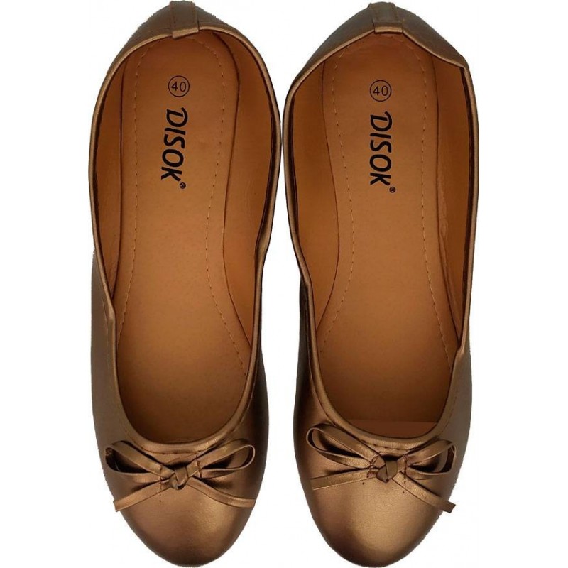 BAILARINAS MANOLETINAS "WEDDING" TALLA-L ORO