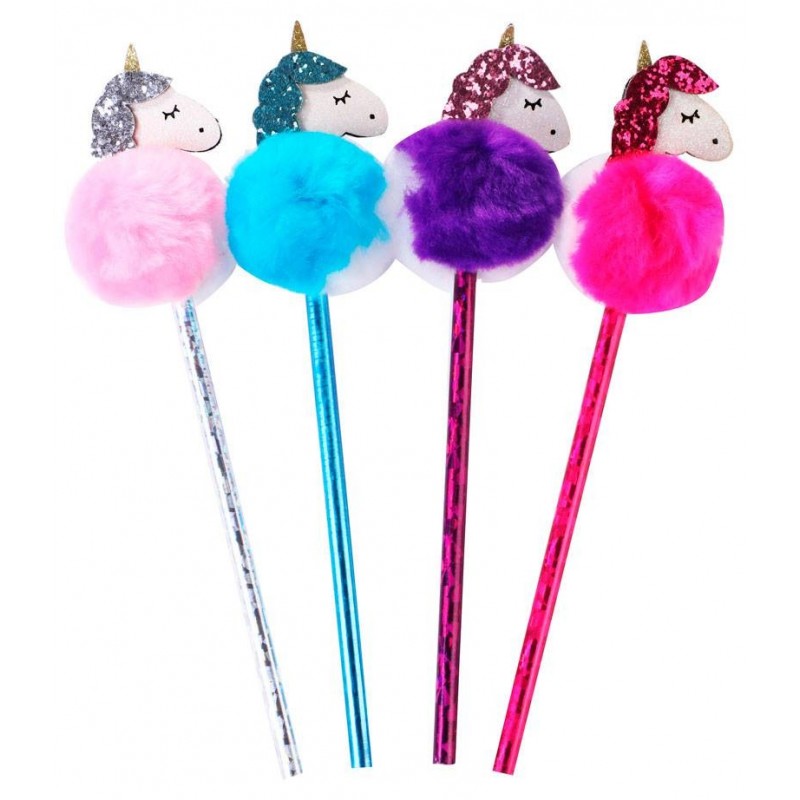LAPICERO POMPÓN UNICORNIO
