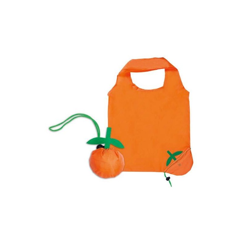 BOLSA PLEGABLE FRUITS NARANJA