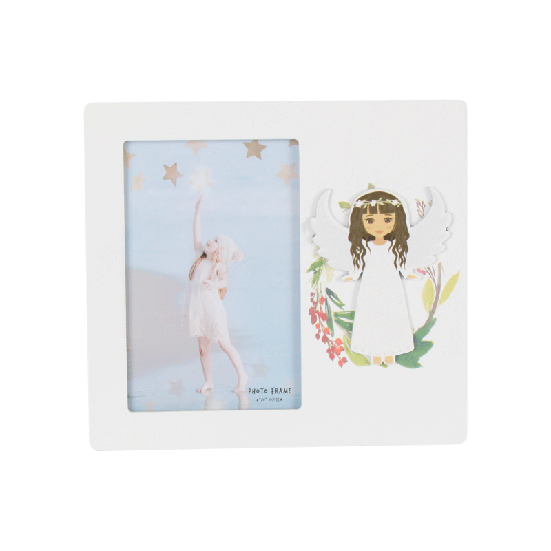 PORTAFOTOS DE MADERA COMUNIÓN NIÑA