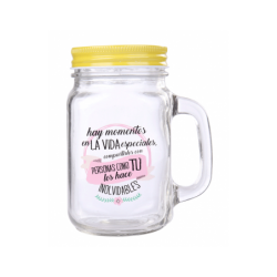 JARRA CRISTAL CON CAÑA...