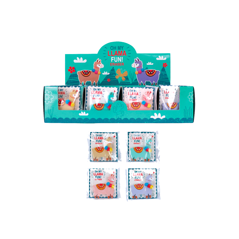 BORRADOR POMPON "LLAMAS"