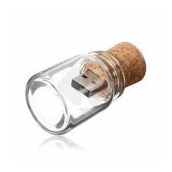USB BOTE CRISTAL CORCHO...